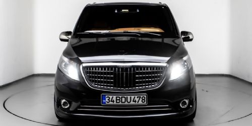 VIP V Class Luxury Vans Black Private (with internet television and car partition)